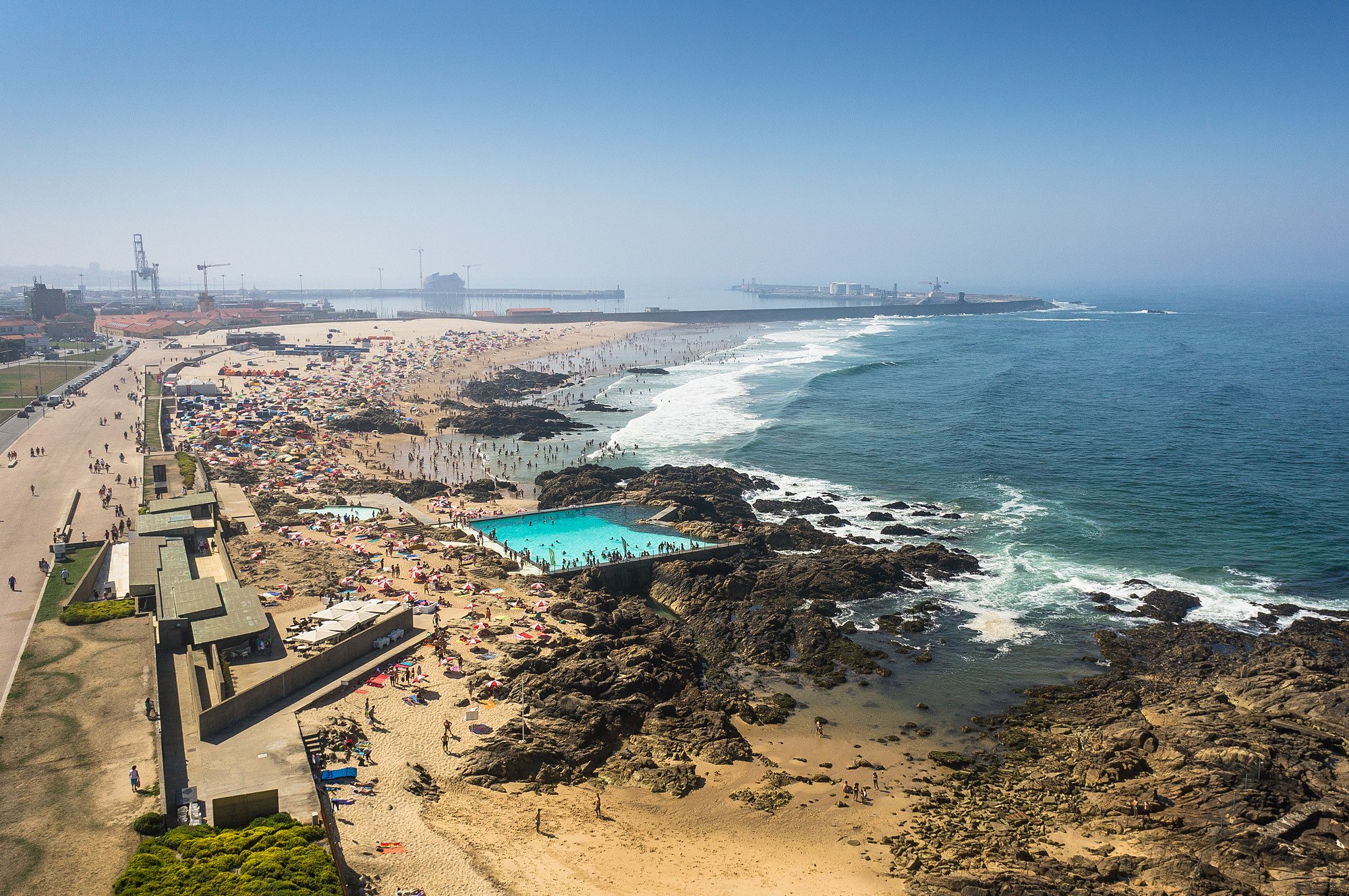 Leça Swimming Pools, Porto, Portugal